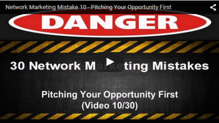 pitching your opportunity first