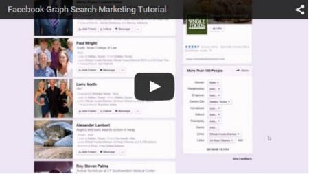 Facebook Graph Search For Marketing