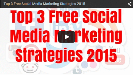 top 3 free social media marketing strategies 2015 