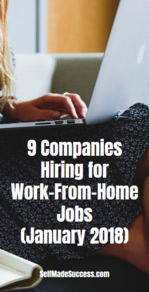 9 Companies Hiring for Work-From-Home Jobs (January 2018)