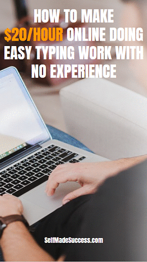 TranscribeMe pays you $20/hr online to do easy typing work with no experience