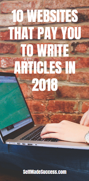 10 websites that pay you to write articles in 2018
