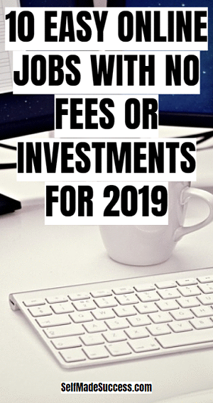 10 easy online jobs with no fees or investments for 2019