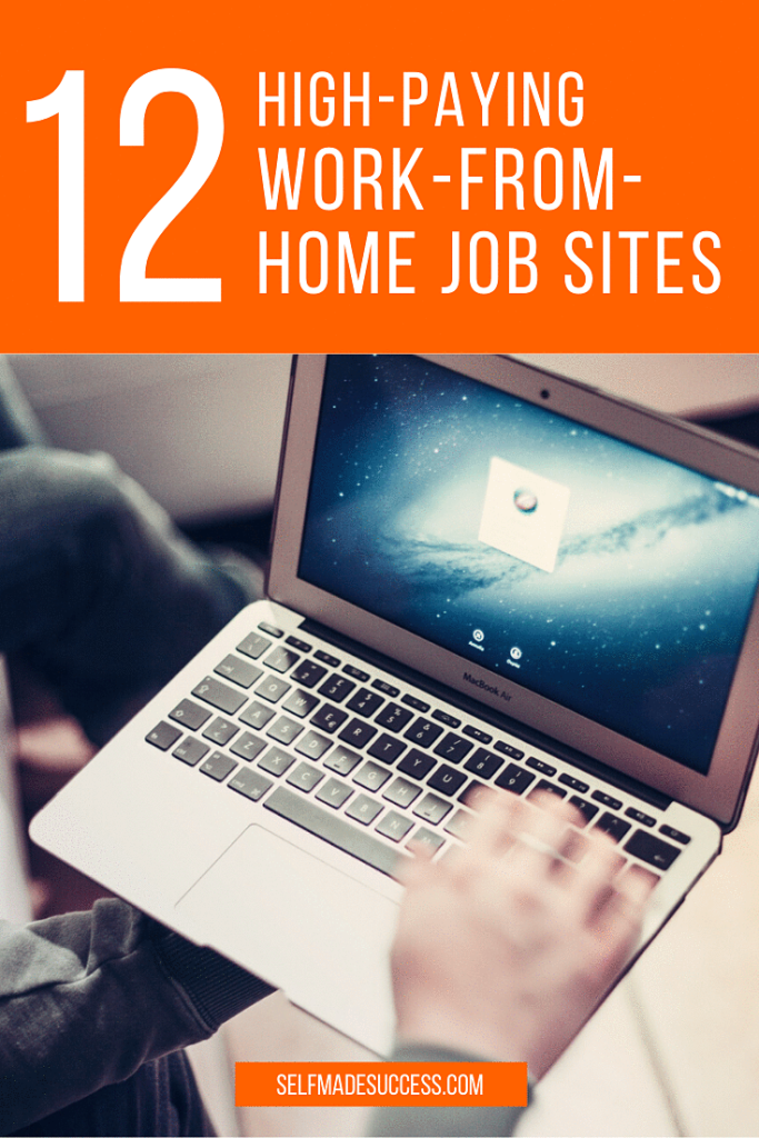 12 high paying work from home job websites $20-$70 per hour