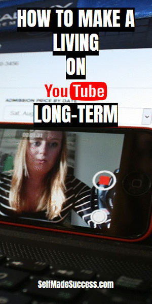 how to make a living on youtube long term