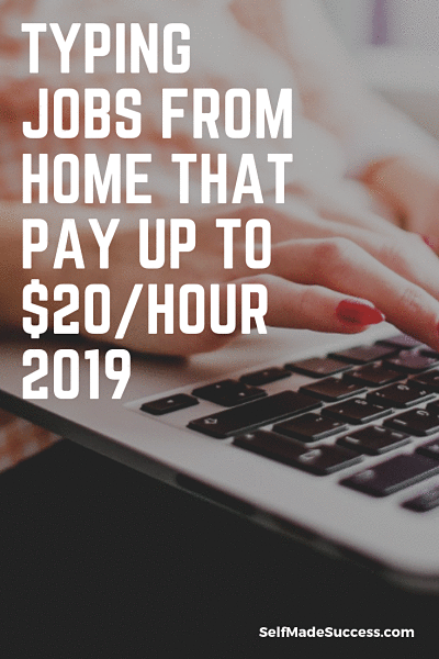 typing jobs from home that pay up to $20 per hour 2019