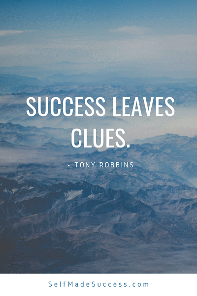 success leaves clues tony robbins