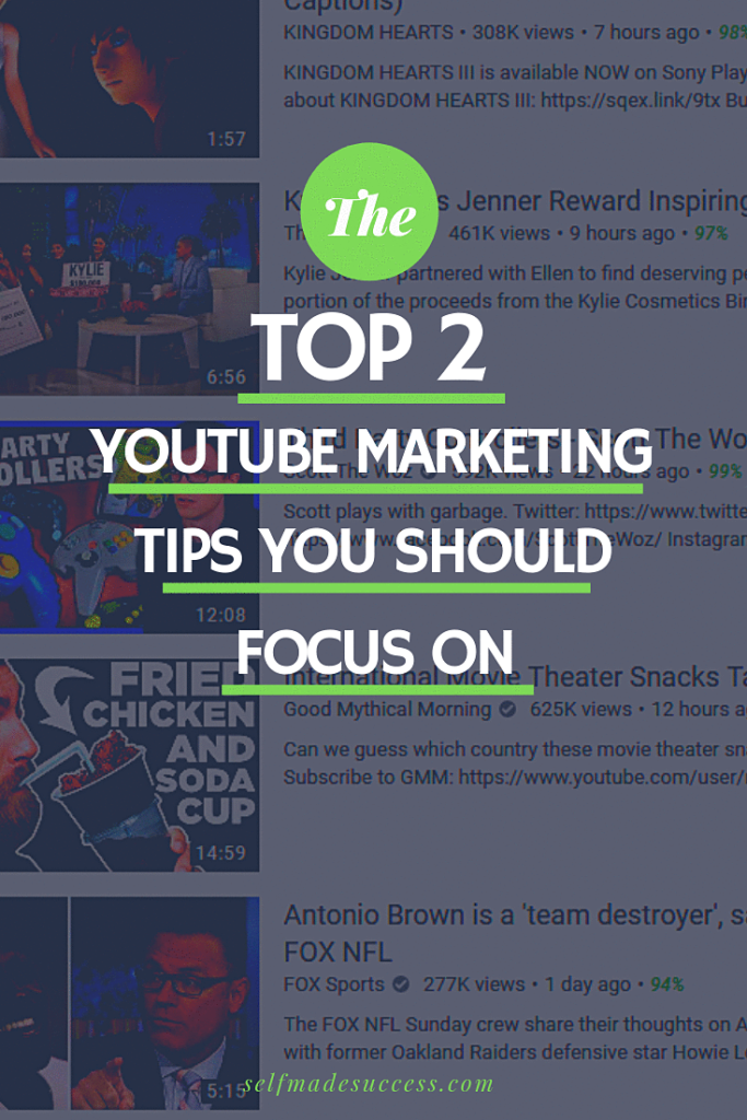 the top 2 youtube marketing tips you should focus on