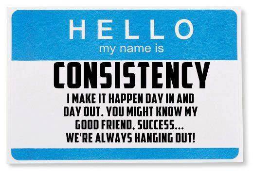 How To Be More Consistent