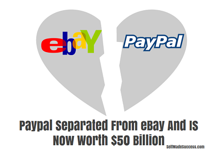 Paypal Separated From eBay And Is Now Worth $50 Billion