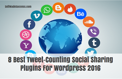 8 Best Tweet-Counting Social Sharing Plugins For WordPress 2016