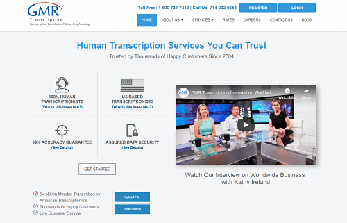 GMR Transcription Work-From-Home Jobs and Side Gigs