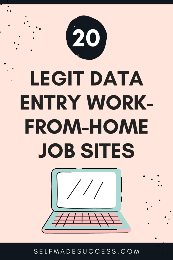 20 Legit Data Entry Work-From-Home Job Sites