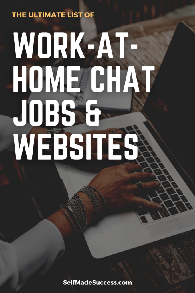 Work-From-Home Chat Agent Jobs and Websites